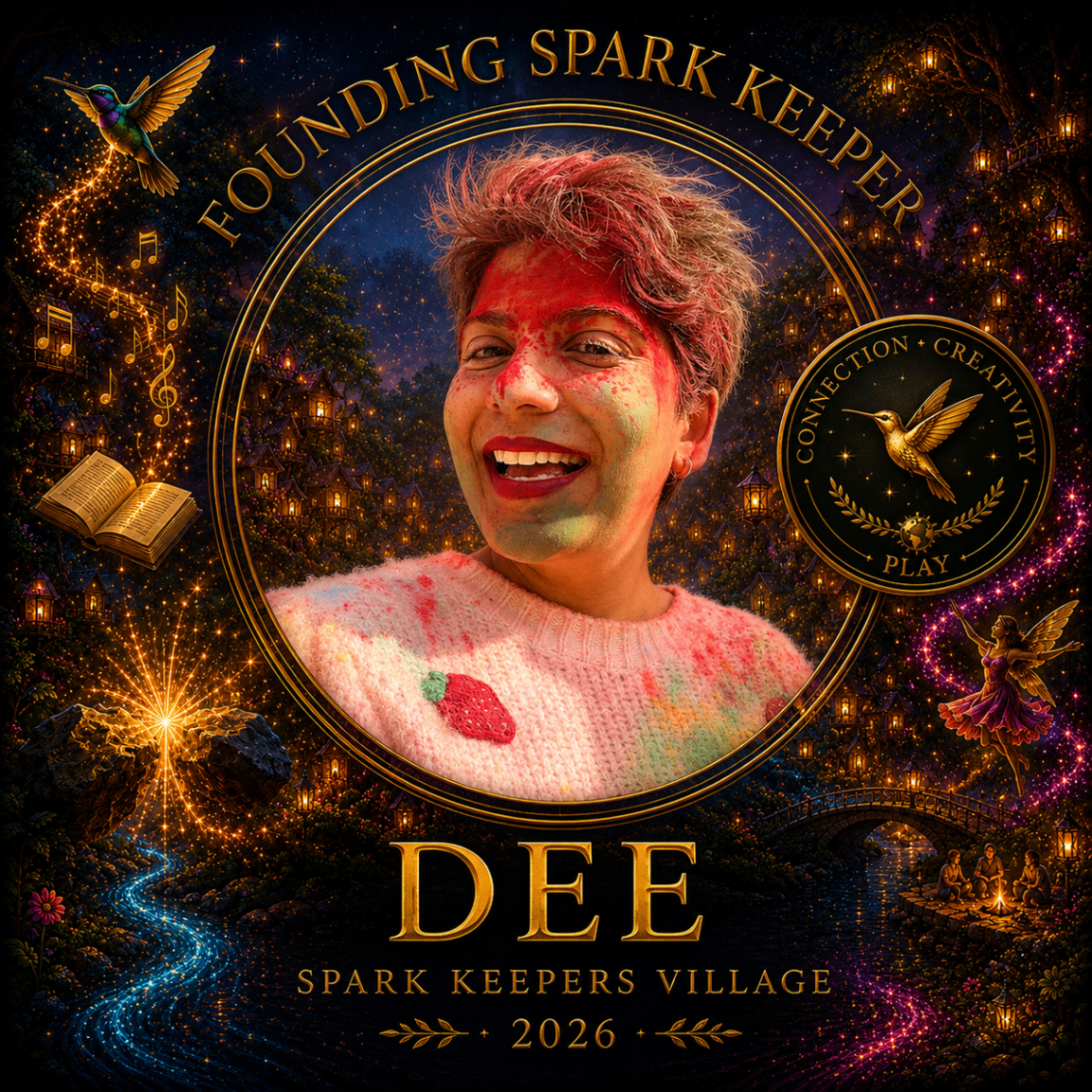 Dee — Founding Spark Keeper portrait